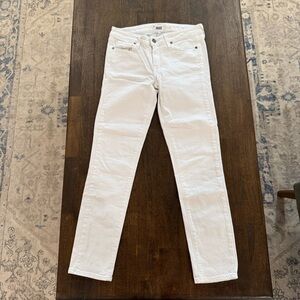 Paige Skyline Ankle Peg White Jeans‎ – Size 27